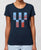 Kranhäuser blau / rot  - Damen Premium Organic Shirt