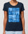 Köln Kollage blau / blau  - Damen Premium Organic Shirt