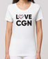 Love CGN Black  - Damen Premium Organic Shirt