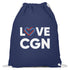 Love CGN Gymsac Navy  - Baumwoll Gymsac