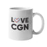 Love CGN Herz Tasse weiß  - Tasse