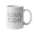 Love CGN Streifen bunt  - Tasse